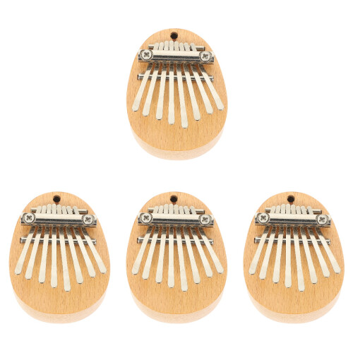 4Pièces Kalimba Décoratif 8 Clés Pour Débutants 1