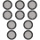 10 Pcs Speaker Net Cover For Car Subwoofer Modification 5