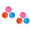 6 Pcs Playground Bouncing Balls Children Fun Toy Gift 9