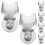 24 Pcs Cat Shaped Stainless Steel Bag Locks Closures Replacements 3