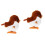 2Pcs Jumping Sparrow Wind Up Animal Toy Clockwork Spring Plaything 5