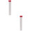 2 Pairs Marimba Mallets For Tongue Drum Percussion 7