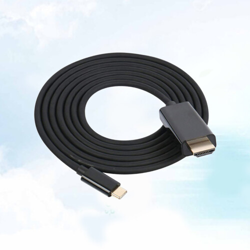 Raindrops 2 In 1 Type C To Cable 18 Meter Long Stable Connection Black 2