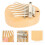 4Pièces Kalimba Décoratif 8 Clés Pour Débutants 9