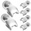 24 Pcs Cat Shaped Stainless Steel Bag Locks Closures Replacements 2