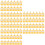 150 Pcs Plastic Key Tags ID Labels with Split Rings 7