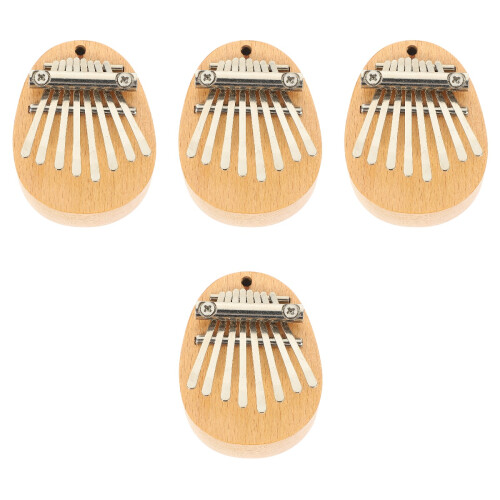 4Pièces Kalimba Décoratif 8 Clés Pour Débutants 2