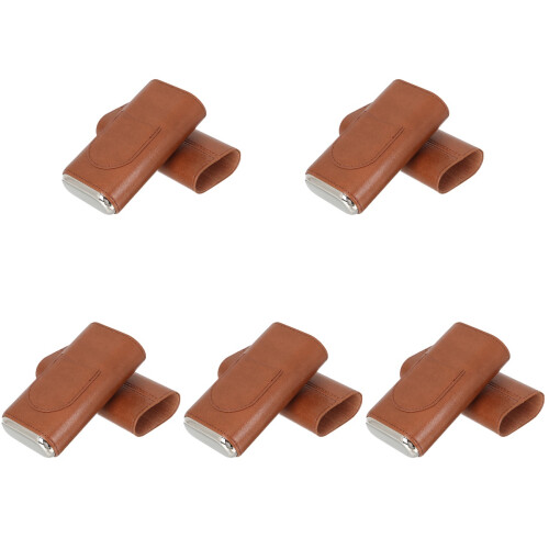 5Pcs Cigar Box Pu Portable Travel Case 2