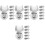 24 Pcs Cat Shaped Stainless Steel Bag Locks Closures Replacements 5