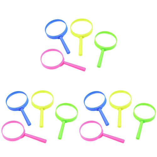 3 Count Handheld Magnifier Elder Child Colorful Magnifying Glass 1