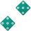 2Pcs Rubber Fencing Target Equipment 5