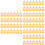 150 Pcs Plastic Key Tags ID Labels with Split Rings 6