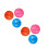 6 Pcs Playground Bouncing Balls Children Fun Toy Gift 5