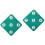 2Pcs Rubber Fencing Target Equipment 6