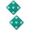 2Pcs Rubber Fencing Target Equipment 9