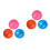 6 Pcs Playground Bouncing Balls Children Fun Toy Gift 6