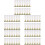 100 Pcs Roller Cage Plastic Holder Beekeeping Tool 6