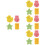 16 Pcs Baby Bath Sponge Scrubber Set For Shower And Bath 8
