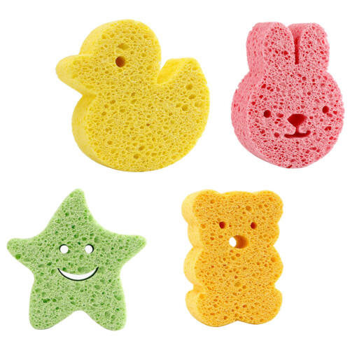 16 Pcs Baby Bath Sponge Scrubber Set For Shower And Bath 2