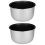2Pcs Non-Stick Rice Cooker Inner Pot 4L Electric Cooker Accessory 6