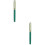 2 Pcs Calligraphy Pen Simple Writing Tool For Students Green 6