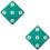 2Pcs Rubber Fencing Target Equipment 8