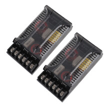 2Pcs 2-Way Audio Crossover with Overcurrent Protection for Car Speakers