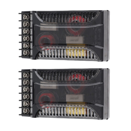 2Pcs 2-Way Audio Crossover with Overcurrent Protection for Car Speakers 2