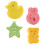 16 Pcs Baby Bath Sponge Scrubber Set For Shower And Bath 1