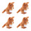 4Pcs Wind-Up Animal Toy For Kids, Clockwork Spring Squishy Plaything 5