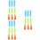 9 Pcs Plastic Shoe Horns Assorted Colors Household Use 7