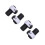 4 Pcs Replacement Flip Lock Buckle For Trekking Pole Repair 4