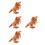 4Pcs Wind-Up Animal Toy For Kids, Clockwork Spring Squishy Plaything 8