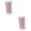 2Pcs Creative Multi-Function Kitchen Storage Rack Holder Pink 6
