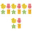 16 Pcs Baby Bath Sponge Scrubber Set For Shower And Bath 5