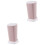 2Pcs Creative Multi-Function Kitchen Storage Rack Holder Pink 3