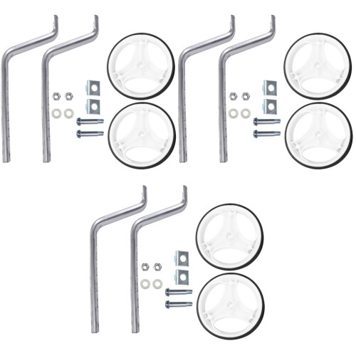 3 Sets Child White Stable Wheel Mute 2