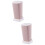 2Pcs Creative Multi-Function Kitchen Storage Rack Holder Pink 7