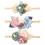 6Pièces Bandeaux Bébé Doux Colorés Pour Décoration 2