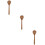 3 Pcs Beech Noodle Spoon Kitchen Colander Wood Color 9