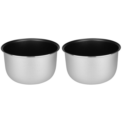 2Pcs Non-Stick Rice Cooker Inner Pot 4L Electric Cooker Accessory 2