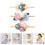 6Pièces Bandeaux Bébé Doux Colorés Pour Décoration 9