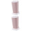 2Pcs Creative Multi-Function Kitchen Storage Rack Holder Pink 5
