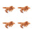 4Pcs Wind-Up Animal Toy For Kids, Clockwork Spring Squishy Plaything 6