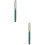2 Pcs Calligraphy Pen Simple Writing Tool For Students Green 7
