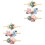 6Pièces Bandeaux Bébé Doux Colorés Pour Décoration 4