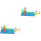 2 Sets Sun Earth Moon Model Children Educational Toy Planetary Set 4