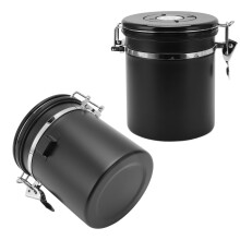 Edelstahl-Kaffeebehälter 1,5L luftdicht mit 30ml Löffel