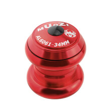 Headset Cap 34mm For 28.6mm Threadless Straight Tube Fork MTB Road SemiIntegrated Internal Headset Red