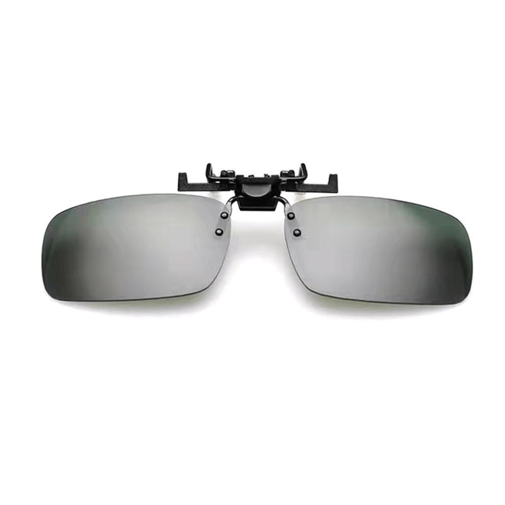 Clip-on Sunglasses with Polarized Lenses, UV400 Lens Technology for Prescription Eyewear, Anti-Glare Driving Glasses Compatible with Metal and